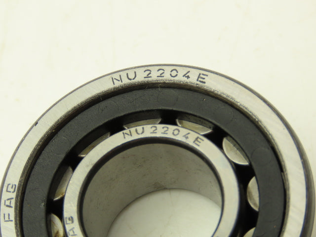 Fag NU2204E Roller Bearing 2Pc 20mm ID 47mm OD 18mm Width Lot Of 3