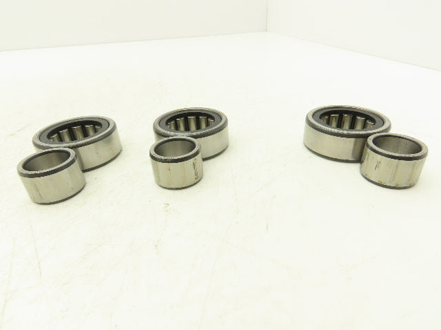 Fag NU2204E Roller Bearing 2Pc 20mm ID 47mm OD 18mm Width Lot Of 3