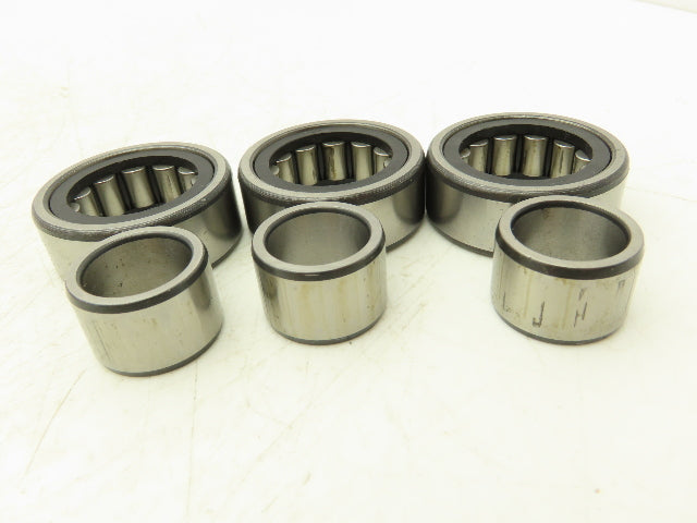 Fag NU2204E Roller Bearing 2Pc 20mm ID 47mm OD 18mm Width Lot Of 3