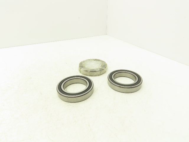 Fag 6012-2RSR Sealed Bearing Both Sides 60x95x18 mm Lot Of 3