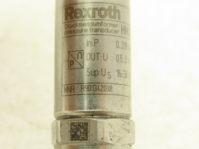 Rexroth HM20-21/315-F-C13-0.50 Hydraulic Pressure Transducer Sensor R901342038
