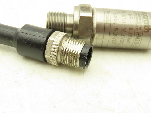 Rexroth HM20-21/315-F-C13-0.50 Hydraulic Pressure Transducer Sensor R901342038