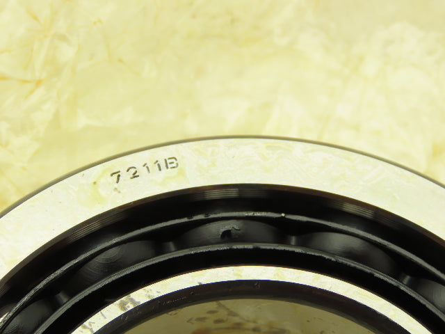 Fag 7211B.TVP Ball Bearing Angular Contact 22mm-ID 100mm-OD 21mm-W