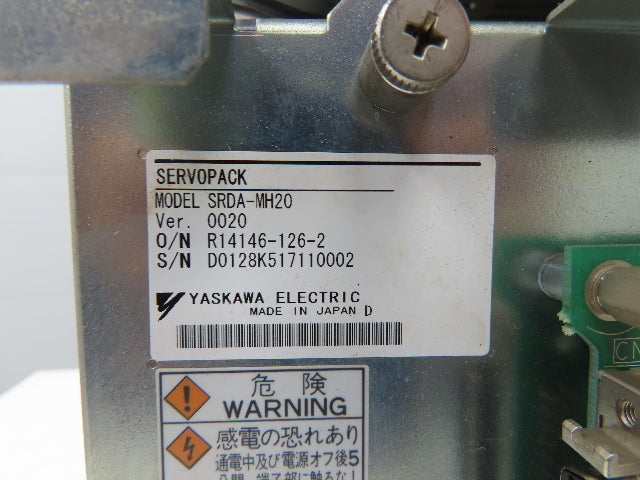 Yaskawa Electric JZRCR-YSV03-33 Servo Pack Servo Driver Controller Module