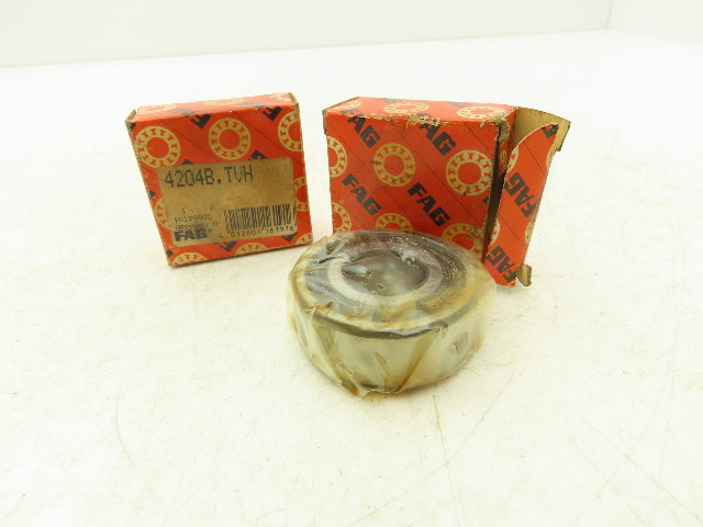 Fag 4204.TVH Ball Bearing Double Row Deep Groove - 20x47x18mm Lot Of 2