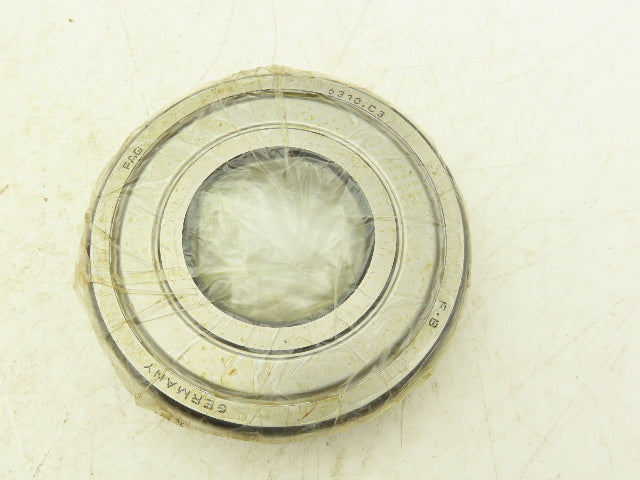 Fag 6310.2ZR.C3 Ball Bearing Double Shielded 50mm-ID 110mm-OD 27mm-W Lot Of 2