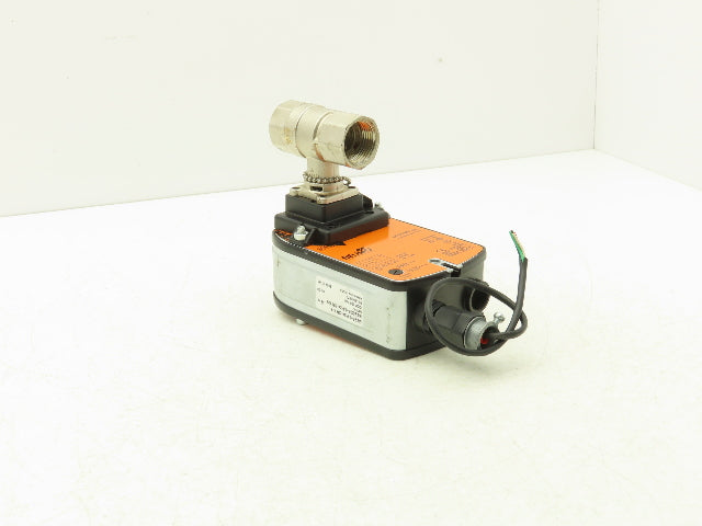Belimo B225+LF24-SR Electric Actuator 1"Ball Control Valve 600PSI 2-Pos 24VAC/DC