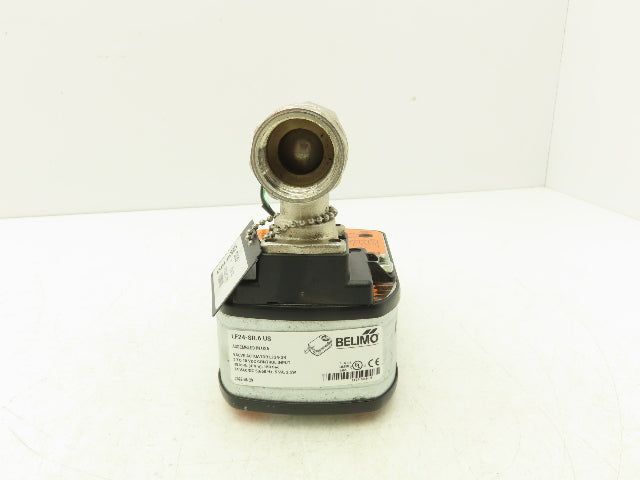 Belimo B225+LF24-SR Electric Actuator 1"Ball Control Valve 600PSI 2-Pos 24VAC/DC