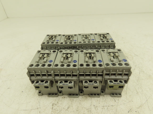 Allen Bradley 100-C16*10 Motor Starter Contactor 120V Coil 600V 32A Lot of 8