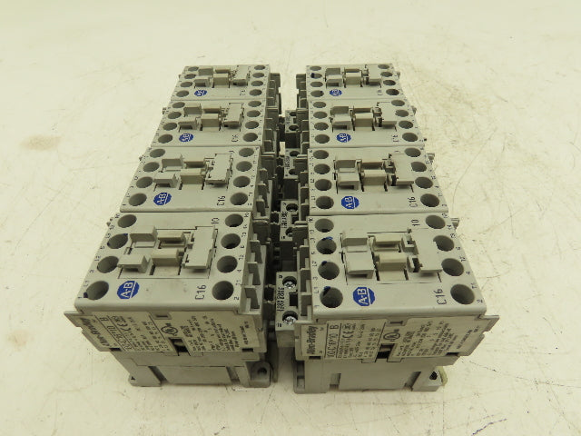 Allen Bradley 100-C16*10 Motor Starter Contactor 120V Coil 600V 32A Lot of 8