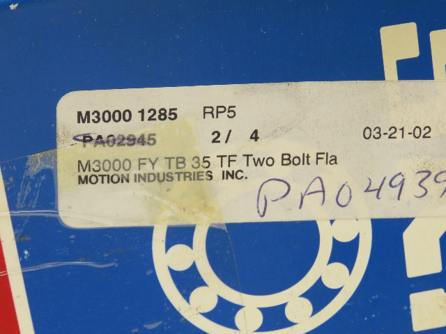 SKF FYTB35TF Flange Mount Ball Bearing 35mm Bore Set Screw Lock Cast Iron