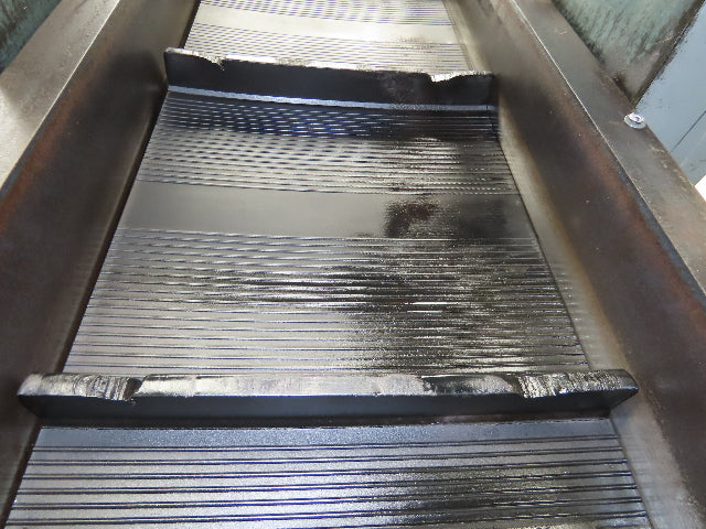 Hytrol 16"x 60"L Portable Incline Parts Conveyor 12" Cleated Belt 230/480V 60FPM