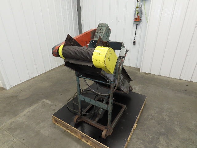 Hytrol 16"x 60"L Portable Incline Parts Conveyor 12" Cleated Belt 230/480V 60FPM