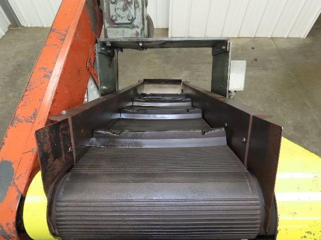 Hytrol 16"x 60"L Portable Incline Parts Conveyor 12" Cleated Belt 230/480V 60FPM