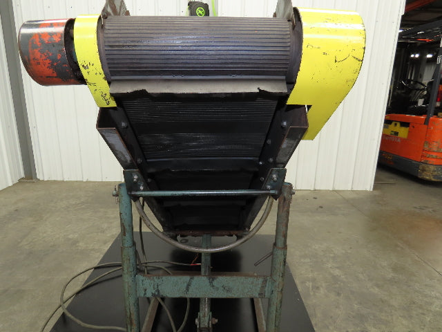 Hytrol 16"x 60"L Portable Incline Parts Conveyor 12" Cleated Belt 230/480V 60FPM