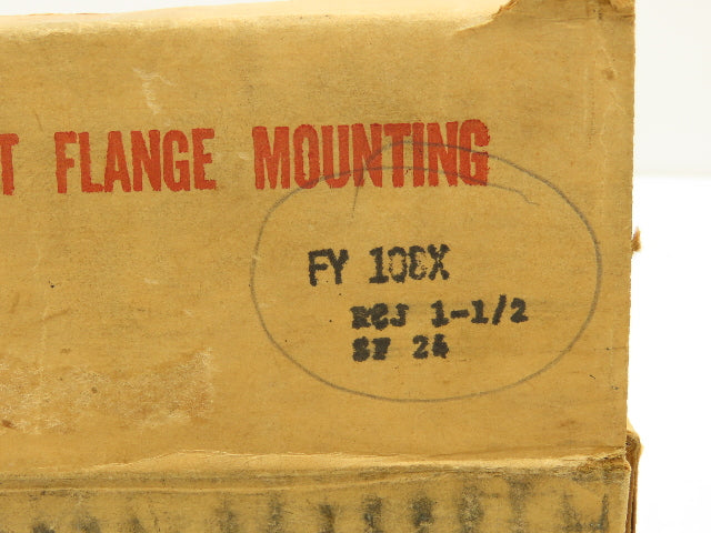 SKF FY 108X Flange Block Bearing 1-1/2" Bore Locking Collar