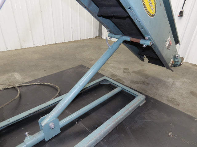 Hytrol 12"x 84"L Portable Incline Parts Conveyor 8" Cleated Belt 230/480V 65FPM