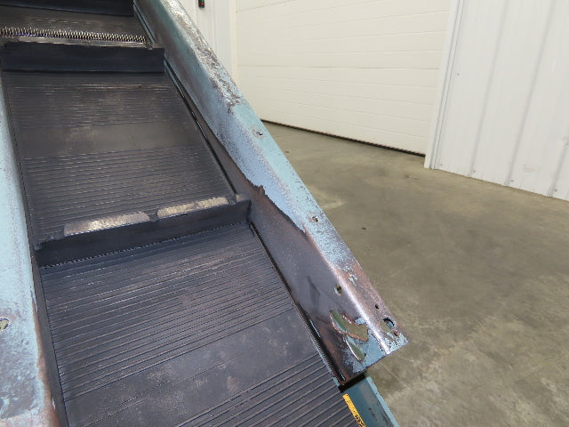 Hytrol 12"x 84"L Portable Incline Parts Conveyor 8" Cleated Belt 230/480V 65FPM