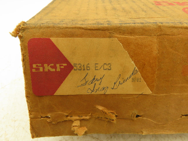 SKF 5316 E/C3 Double Row Angular Contact Ball Bearing 80x170x68mm