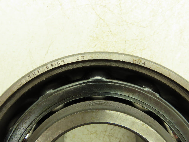 SKF 5316 E/C3 Double Row Angular Contact Ball Bearing 80x170x68mm