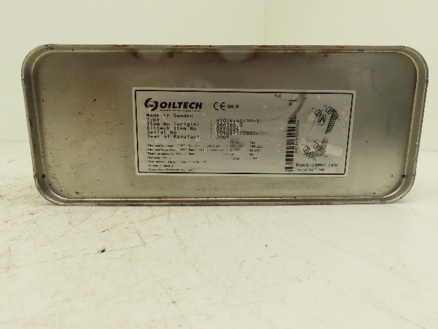 B10THX40/1P-SC-S Brazed Plate Heat Exchanger Oil & Water 31 Bar Max
