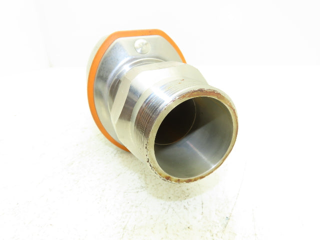 IFM SM2004 Magnetic Flow Meter Digital Display Sensor 2" NPT SS