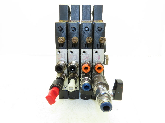 Festo CPE18-M1H-5L-1/4 Pneumatic Air 4-Valve Manifold Assembly 24VDC 145PSI