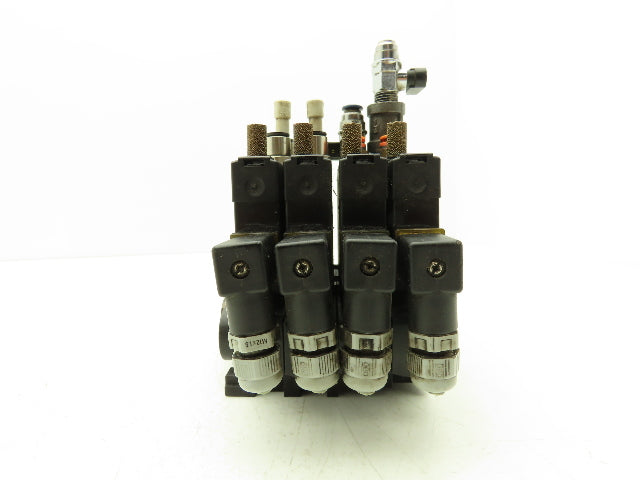 Festo CPE18-M1H-5L-1/4 Pneumatic Air 4-Valve Manifold Assembly 24VDC 145PSI