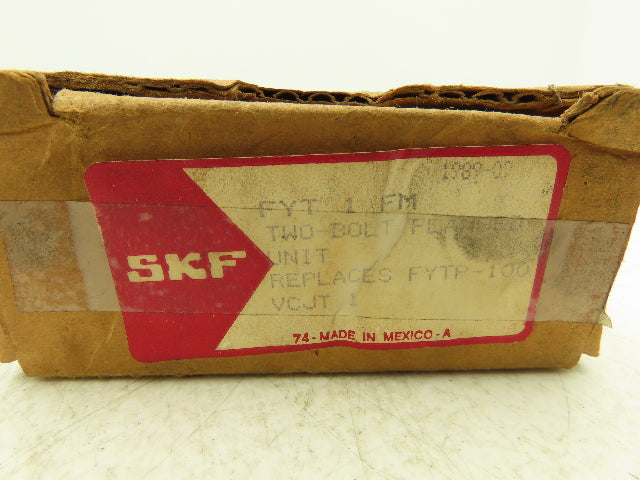 SKF FYT 1FM Flange Bearing 2 Bolt 1" Bore Lot Of 2