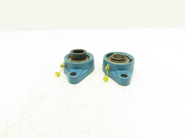 SKF FYT 1FM Flange Bearing 1" Bore Lot Of 2 (1) Bearing Missing Locking Collar