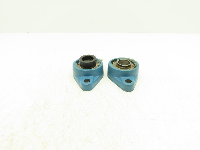 SKF FYT 1FM Flange Bearing 1" Bore Lot Of 2 (1) Bearing Missing Locking Collar