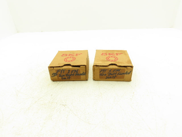 SKF FYT 1FM Flange Bearing 1" Bore Lot Of 2 (1) Bearing Missing Locking Collar