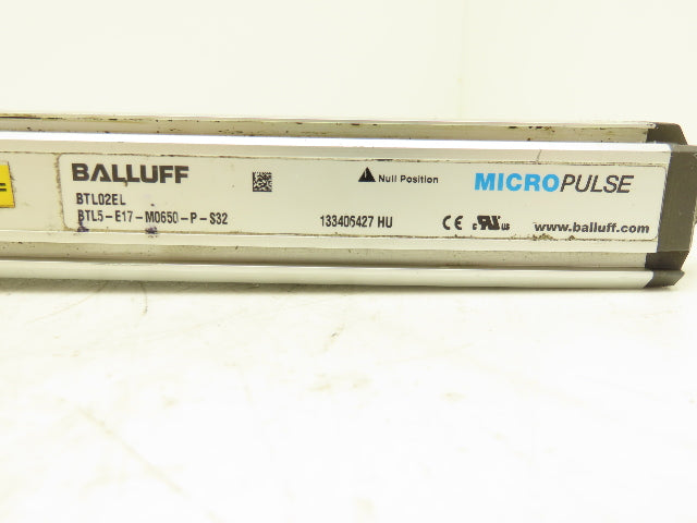 Balluff BTL5-E17-M0650-P-S32 MicroPulse Linear Position Transducer 1650mm Range