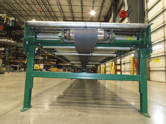 Dematic 42"x 60' Accumulating Roller Conveyor Belt Drive 40"BF 230/460V 170FPM