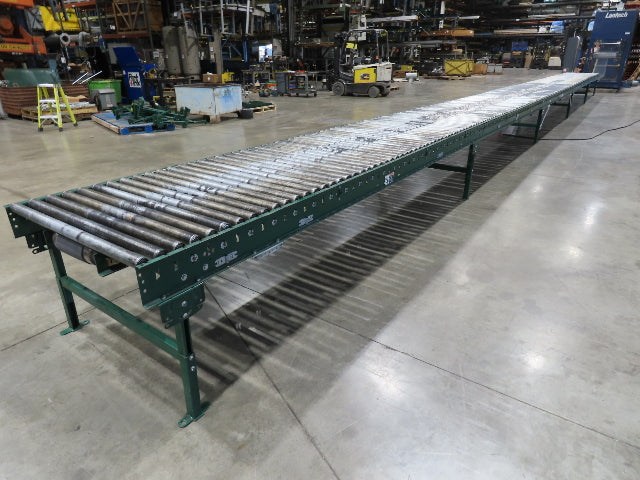 Dematic 42"x 60' Accumulating Roller Conveyor Belt Drive 40"BF 230/460V 170FPM
