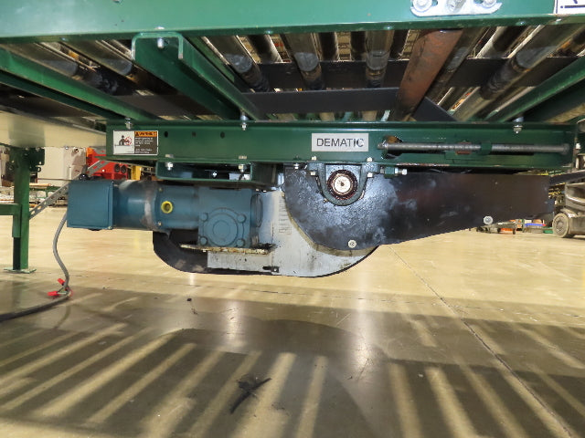 Dematic 42"x 60' Accumulating Roller Conveyor Belt Drive 40"BF 230/460V 170FPM