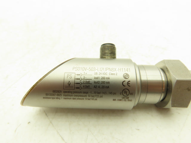 Turck Pressure Sensor 145PSI Digital Display 4 Pin M12