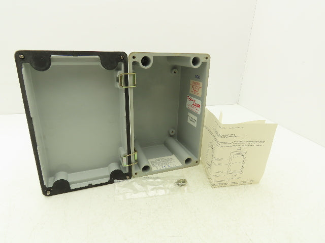 Hoffman Enduraline 10x6x6" Fiberglass Electrical Enclosure Box 3R Raintight