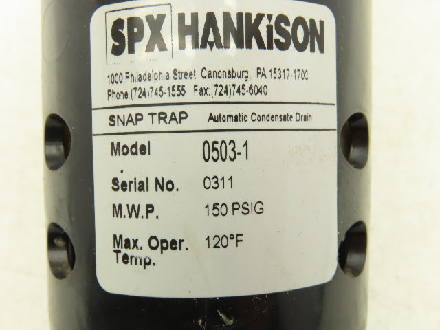 Thermal Transfer S-200-M Compressed Air Filter Water Separator 1"NPT 250psi