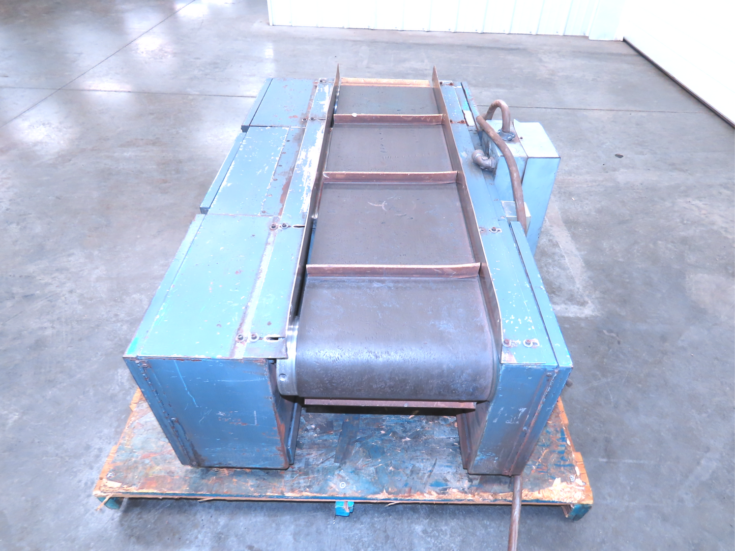 Elmatco Electromatic A1-10VB45-4 Demagnetizer Belt Conveyor 460V 1PH 36A 12"x44"