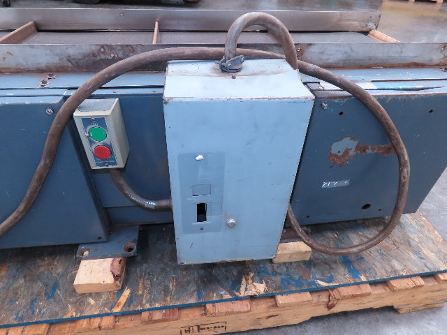Elmatco Electromatic A1-10VB45-4 Demagnetizer Belt Conveyor 460V 1PH 36A 12"x44"