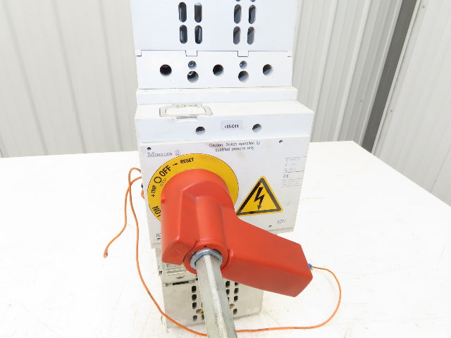 Moeller NZMN3-AE 600-NA 3 Pole Circuit Breaker 600 Amp 600V Thru-Door Disconnect