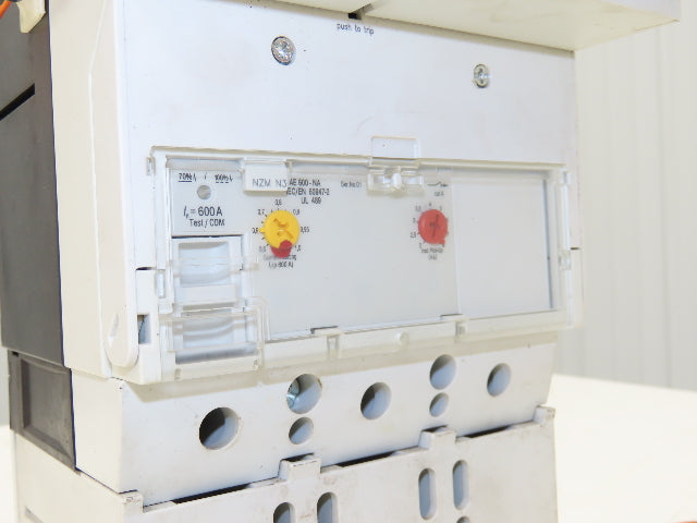 Moeller NZMN3-AE 600-NA 3 Pole Circuit Breaker 600 Amp 600V Thru-Door Disconnect