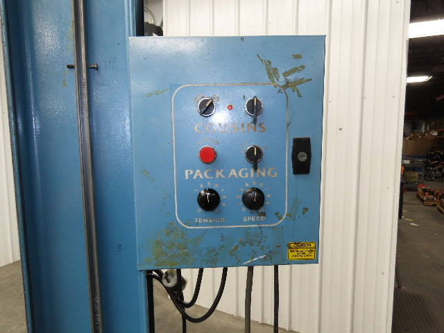 Cousins LP2100 Rotary Pallet Stretch Wrapper Shrink Wrap Machine 120V 1Ph