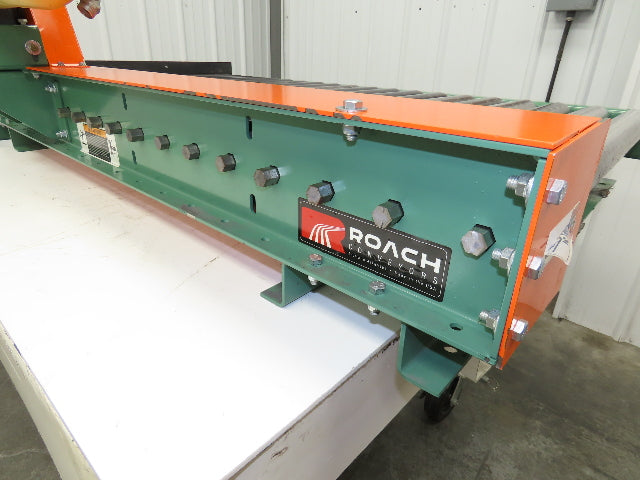 Roach 36"x 5' Chain Drive Pallet Conveyor 2.5"Roller 29"BF .75Hp 230/460V 36FPM