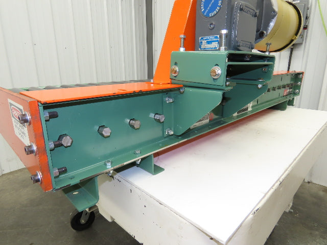 Roach 36"x 5' Chain Drive Pallet Conveyor 2.5"Roller 29"BF .75Hp 230/460V 36FPM