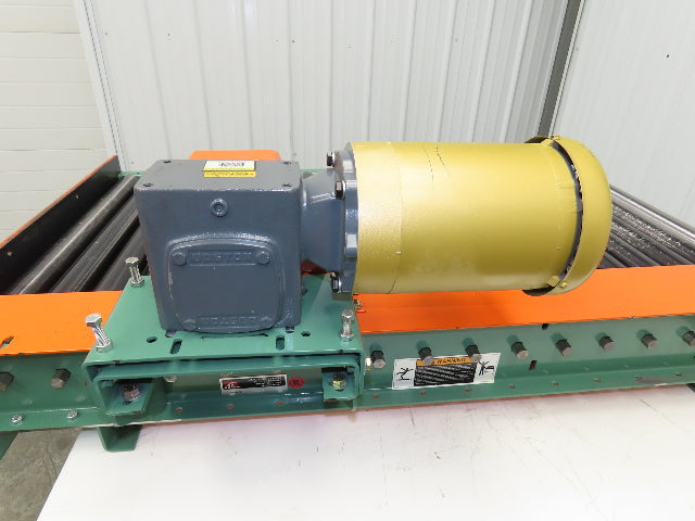 Roach 36"x 5' Chain Drive Pallet Conveyor 2.5"Roller 29"BF .75Hp 230/460V 36FPM