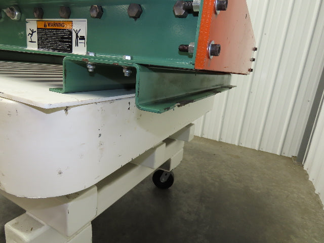 Roach 36"x 5' Chain Drive Pallet Conveyor 2.5"Roller 29"BF .75Hp 230/460V 36FPM