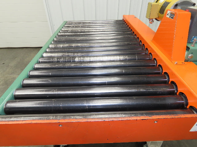 Roach 36"x 5' Chain Drive Pallet Conveyor 2.5"Roller 29"BF .75Hp 230/460V 36FPM