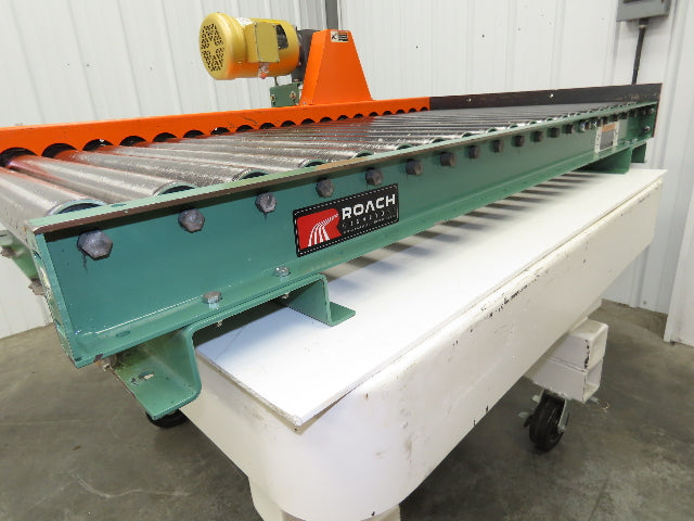 Roach 36"x 5' Chain Drive Pallet Conveyor 2.5"Roller 29"BF .75Hp 230/460V 36FPM